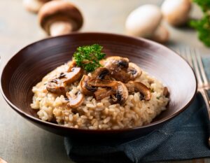 Risotto con funghi